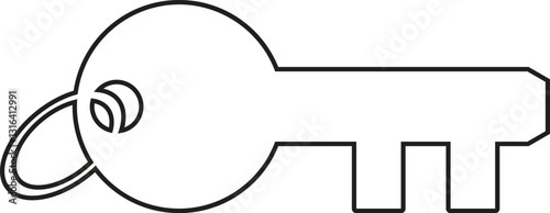 Key vector icon symbols home