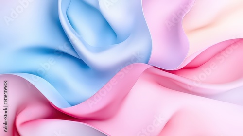 Subtle and modern tech-inspired backdrop with pastel-colored folds and clean line accents.