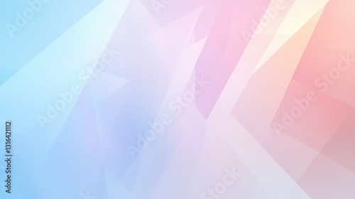 Subtle noise-textured pastel abstract background with geometric folds, striped triangle angles, and smooth transitions.