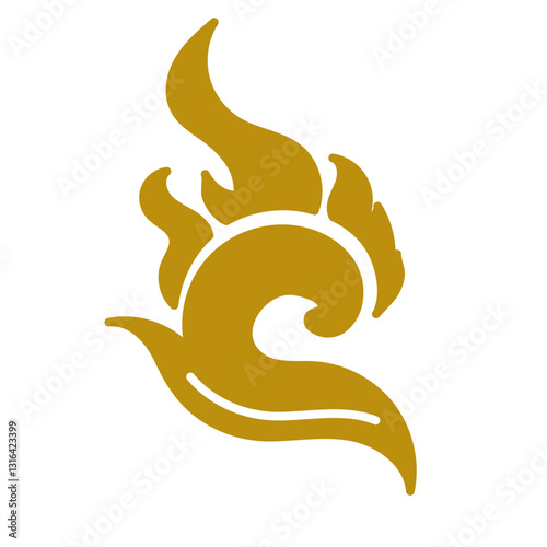Thai naka pattern