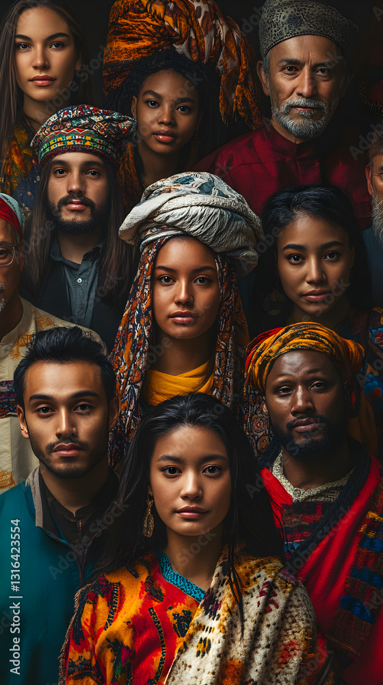 Celebrating Unity in Diversity: A Tapestry of Tolerance and Cultural Harmony in Vibrant Colors