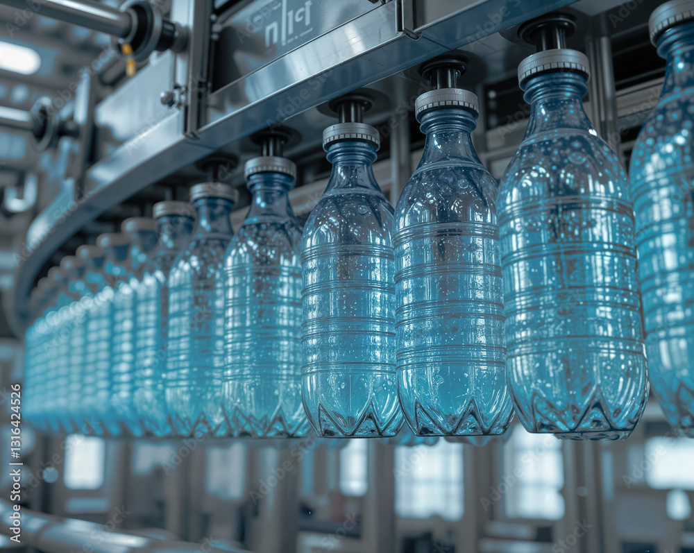 Plastic bottle manufacturing process automation high speed bottling technology efficient water packaging solutions advanced liquid filling systems industrial beverage production factory assembly line Plastic bottle manufacturing process automation high speed bottling technology efficient water packaging solutions advanced liquid filling systems industrial beverage production factory assembly line