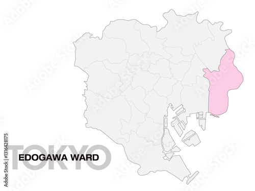 東京都江戸川区の位置地図_01