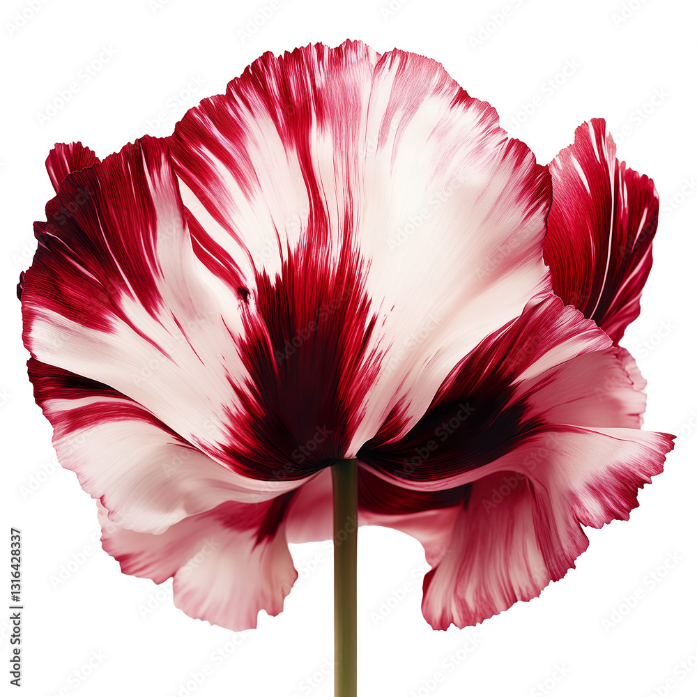 A stunning still life of a pink poppy flower in bloom with soft textures and vibrant color.
