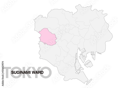 東京都杉並区の位置地図_01