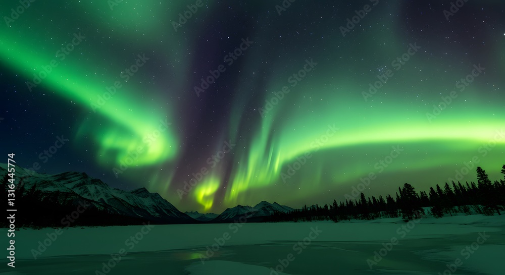 Naklejka premium rainbow over the sea