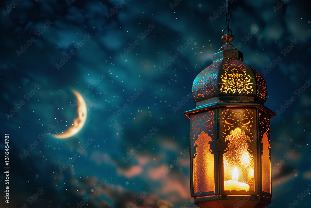 Beautiful greeting card with holiday composition for happy celebrate Ramadan, abstract vivid composition consists of fictional unreal fantastic vision on background Beautiful greeting card with holiday composition for happy celebrate Ramadan, abstract vivid composition consists of fictional unreal fantastic vision on background