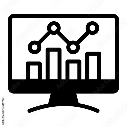 statistics  Icon - Mixed Style - Planning and Organization Themes