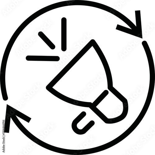 retargeting icon vector