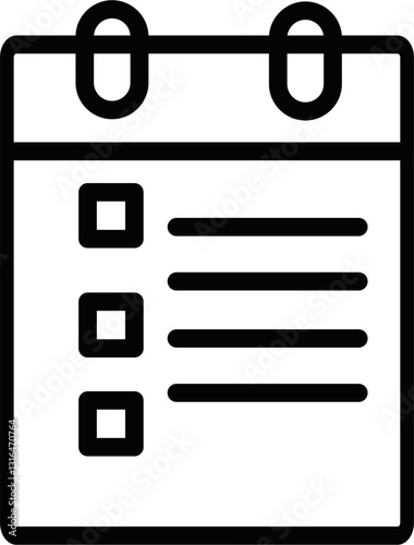 checklist icon vector