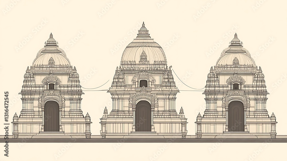 Obraz premium Rath yatra of Lord Jagannath poster, banner, background
