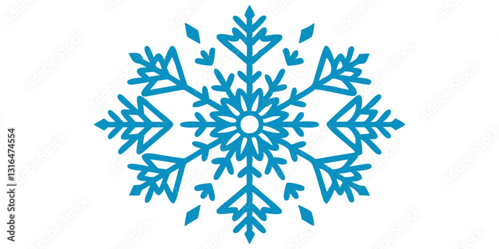 Frosty Elegance: The Intricate Beauty of a Winter Snowflake
Frosty Elegance: The Intricate Beauty of a Winter Snowflake