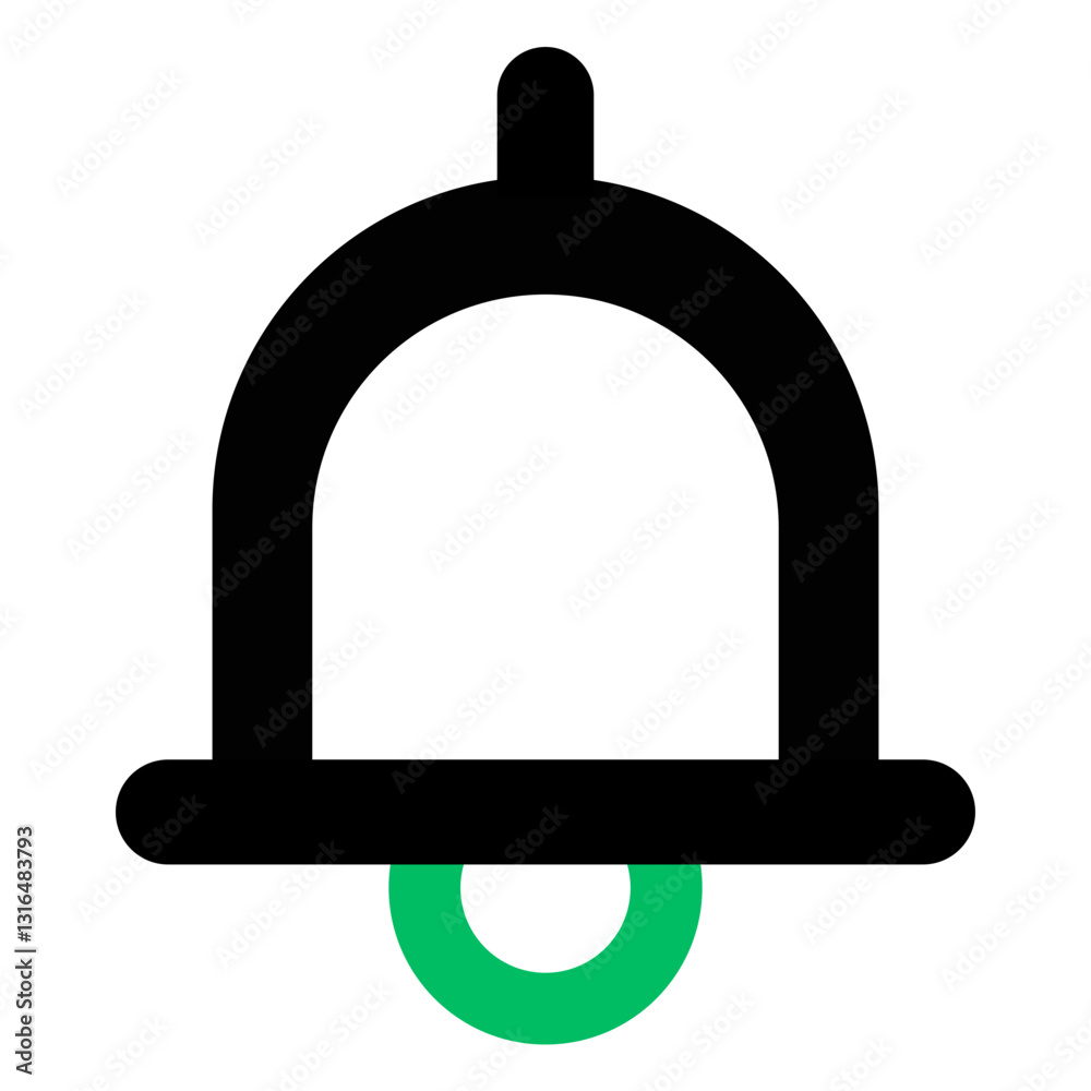 A Vibrant Green Notification Bell Signaling An Important Alert, A Simple Bold Design With A Clean Minimalist Aesthetic A Vibrant Green Notification Bell Signaling An Important Alert, A Simple Bold Design With A Clean Minimalist Aesthetic