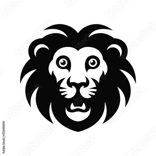 Surprised lion