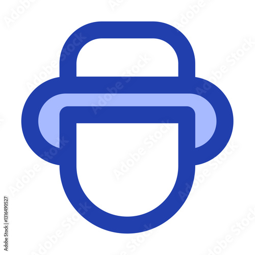 man traveller blue style