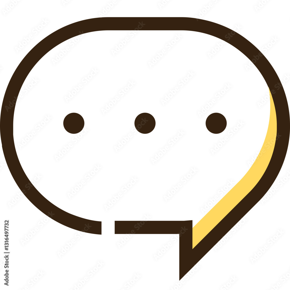 A Thoughtful Pause In Conversation, A Moment Of Reflection Captured In A Simple Yet Elegant Speech Bubble Illustration With Warm Brown And Gold Tones A Thoughtful Pause In Conversation, A Moment Of Reflection Captured In A Simple Yet Elegant Speech Bubble Illustration With Warm Brown And Gold Tones