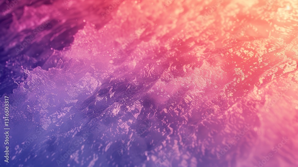 Fototapeta premium Serene waterscape in tranquil sunset with captivating hues and textures