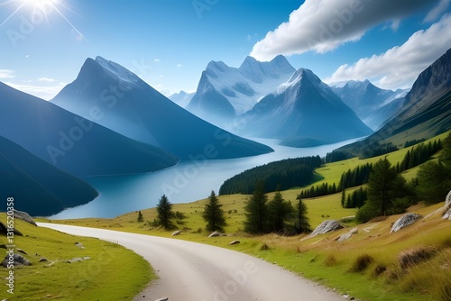 road in mountains