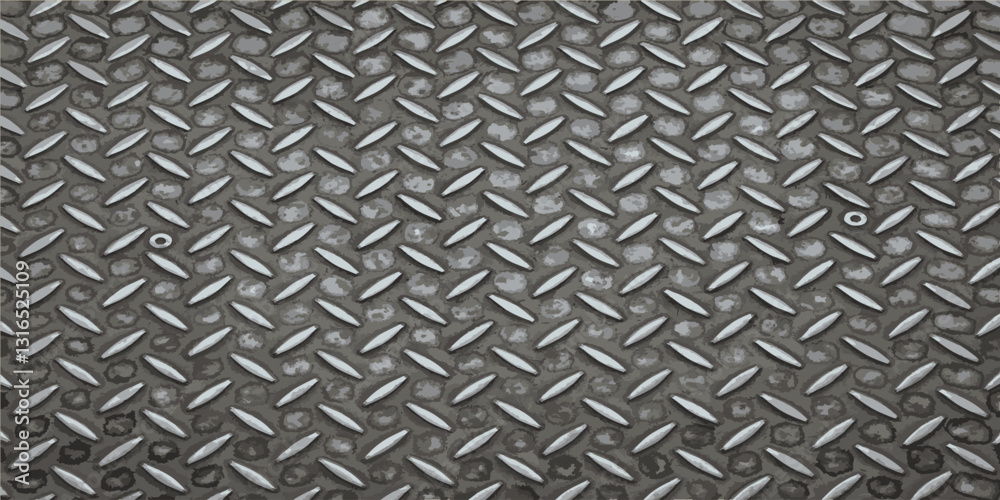Corrugated sheet metal. Texture of old metal surface. Vector illustration Corrugated sheet metal. Texture of old metal surface. Vector illustration