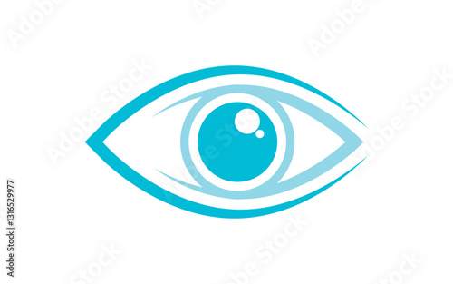 Eye Healthy Care vector icon illustration design template v.10