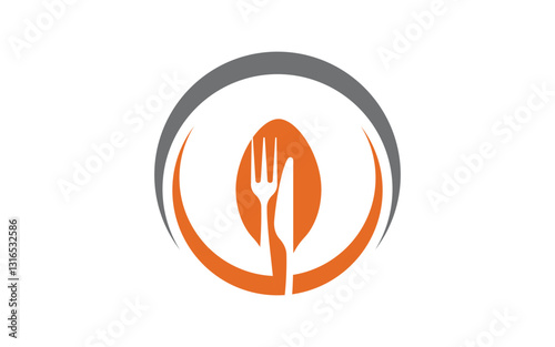 Food cooking element logo template vector illustration v.14