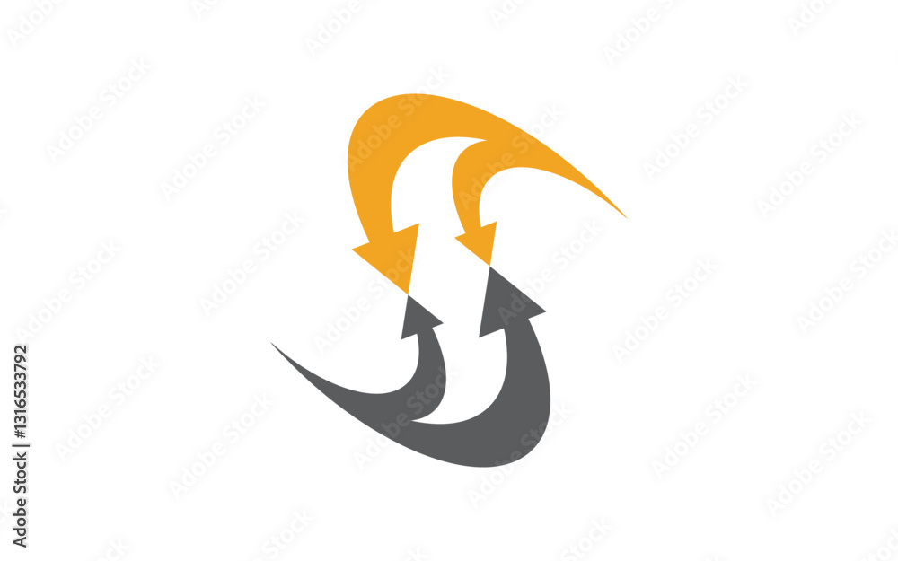 Arrow Business concept icon logo illustration design v.12 Arrow Business concept icon logo illustration design v.12