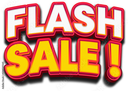 Flash Sale Promotiona Graphic 3D