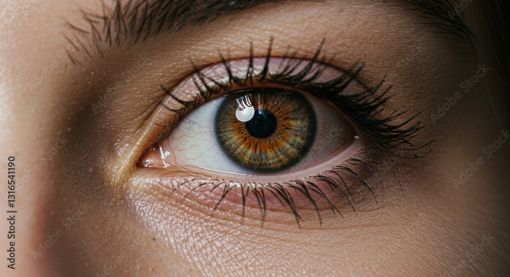 Fototapeta premium close up of eye, Generative AI