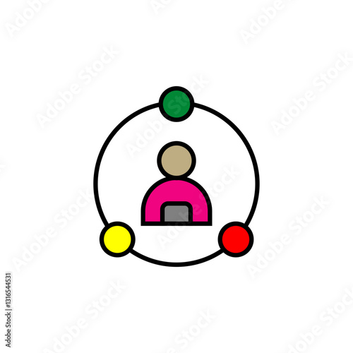 User Affiliated colored icon