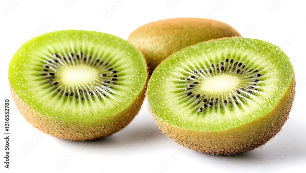 Juicy Kiwi Fruit Slices Close-up Photography of Fresh Halved Kiwis Juicy Kiwi Fruit Slices Close-up Photography of Fresh Halved Kiwis