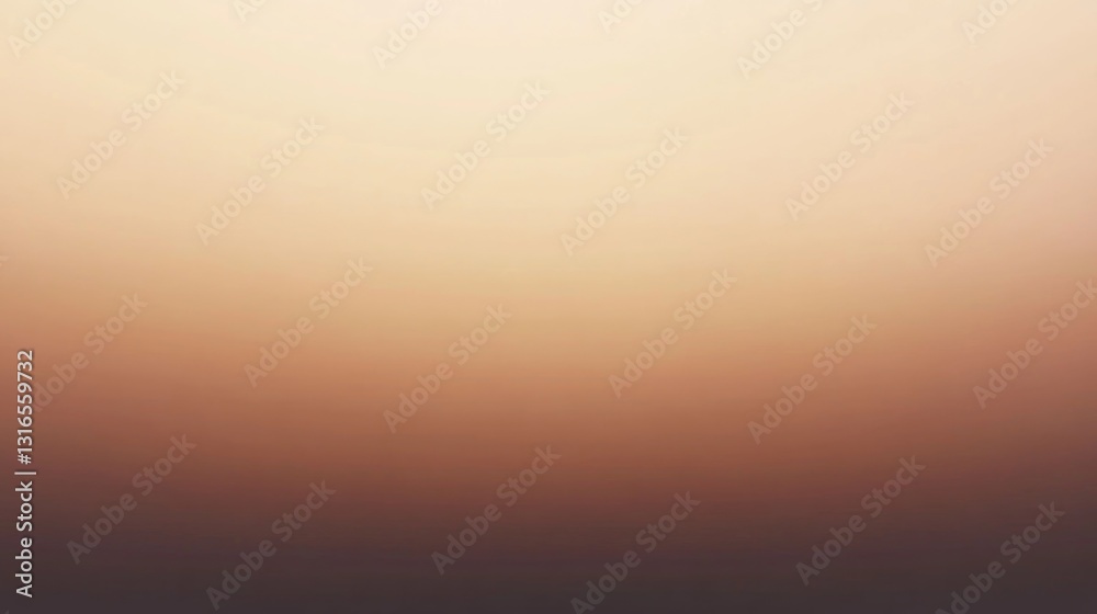 Gradual color transition from light to dark brown shades exists here