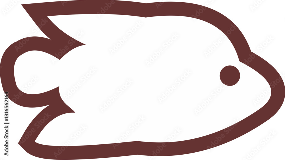 Fototapeta premium Colorful Cartoon Fish Set