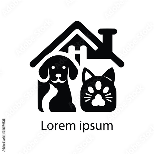  Home pets Logo icon.