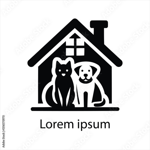  Home pets Logo icon.