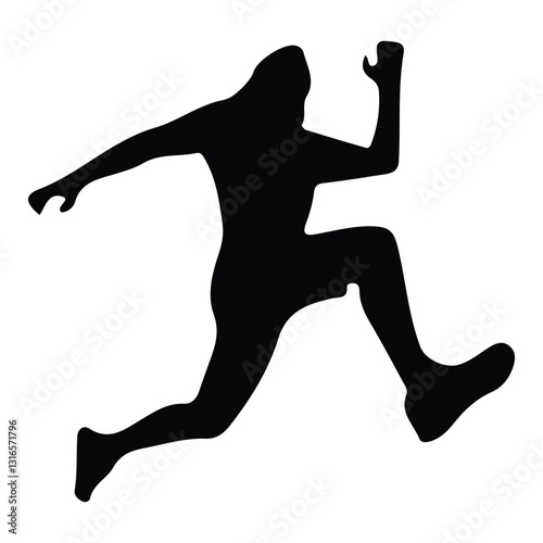 silhouette of person jumping