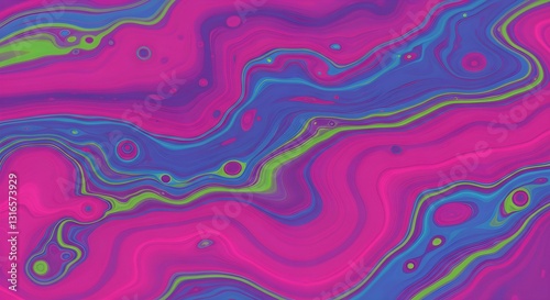 Colorful abstract fluid waves.