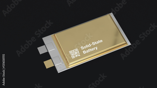 solid state batteries for cars, development groundbreaking SSB pouch cell solid-state electric vehicle battery, High Energy Density Energy storage, mass production accumulator cell modules, 3d render