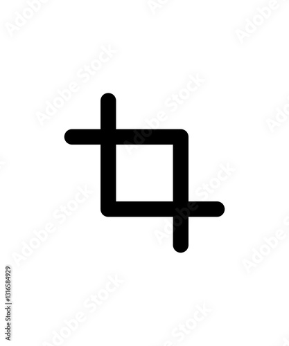 Crop tool icon