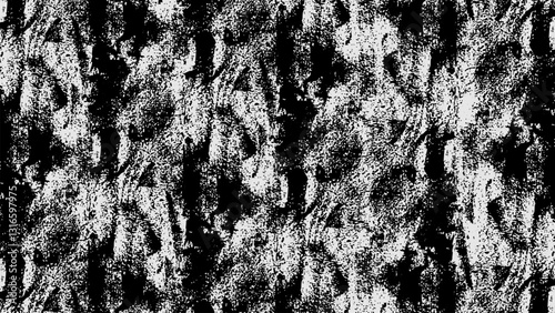 White grunge background smudged with dirty black stains.