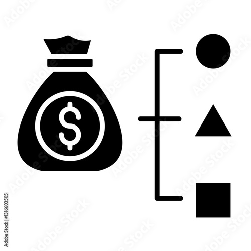 Diversify  Icon Element For Design
