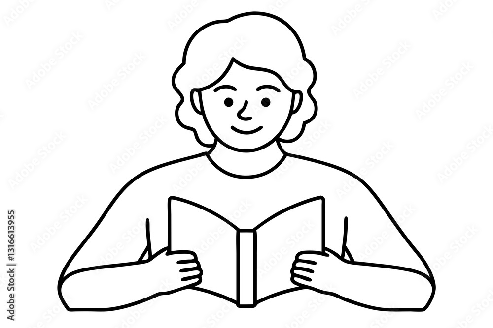 Education.A student reads an open book,wisdom and knowledge Education.A student reads an open book,wisdom and knowledge
