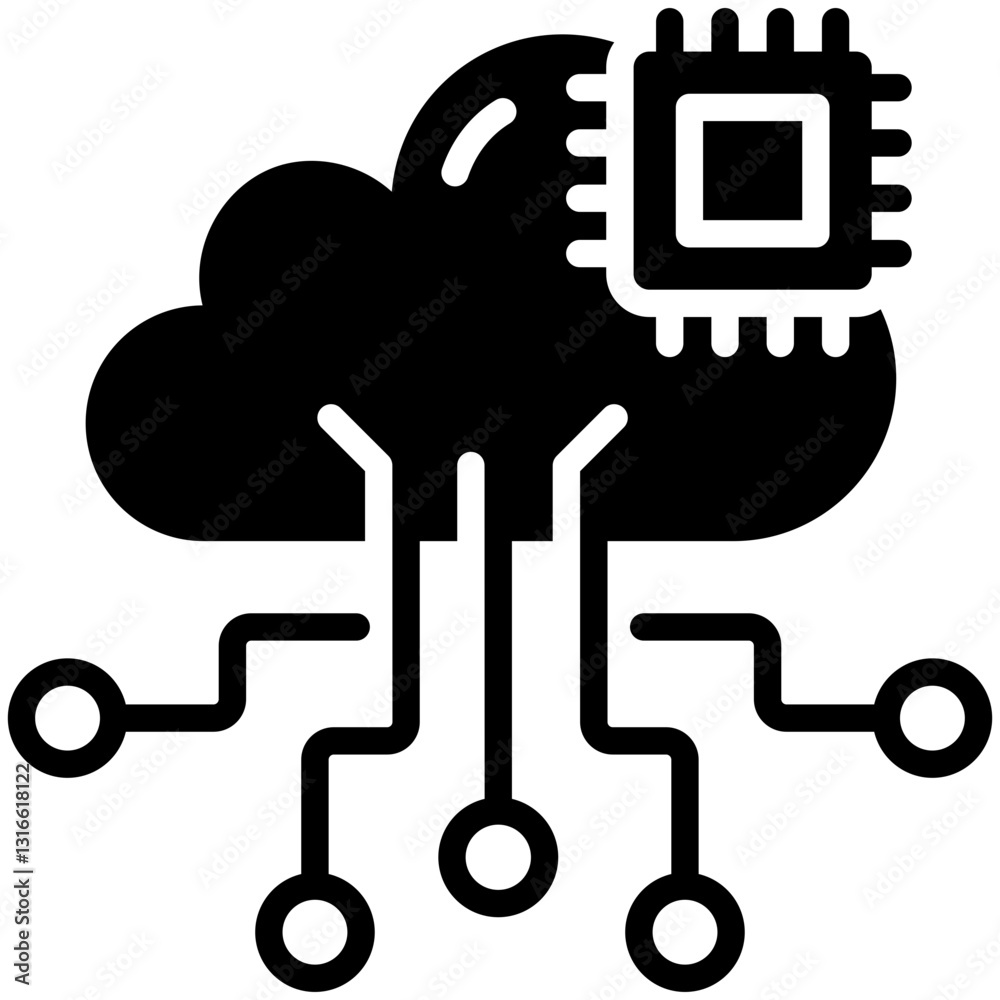 Cloud Computing Icon Cloud Computing Icon