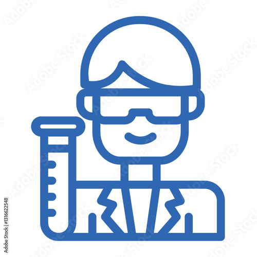 laboratory staff_2 color icon