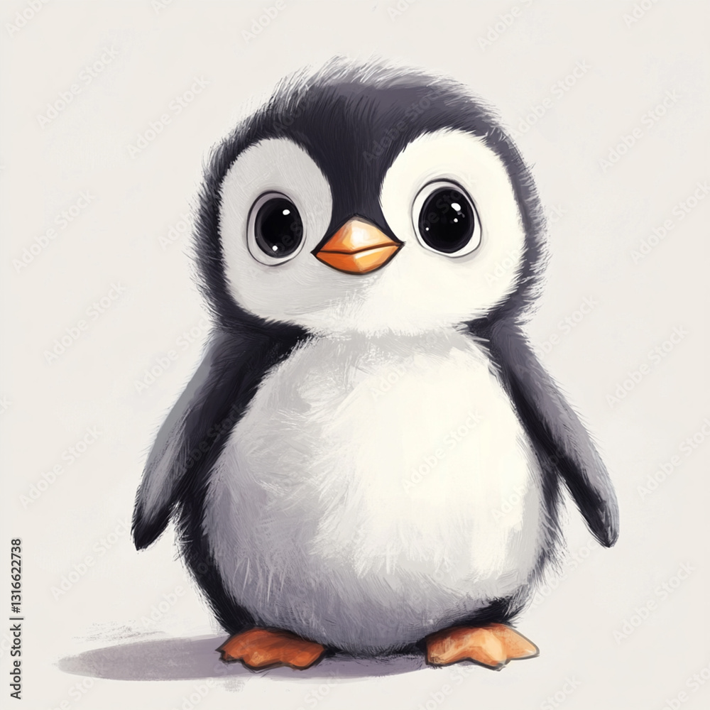 Naklejka premium A cutie penguin