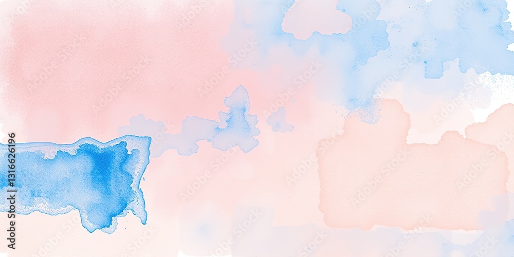 Obraz premium Abstract Brushstrokes - Acrylic and Watercolor Background
