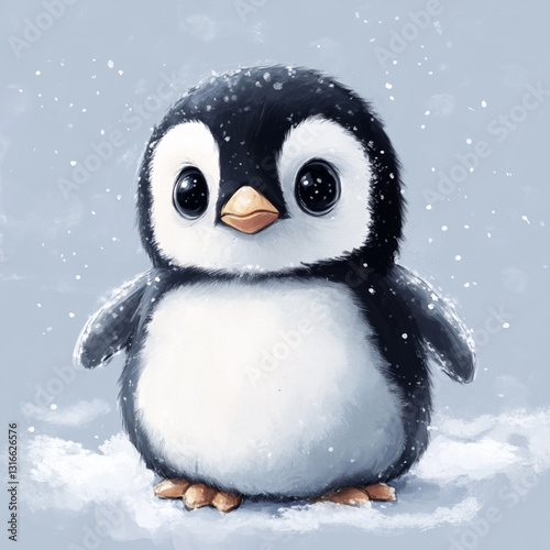 A cute penguin