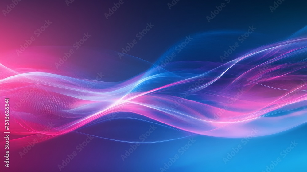 Abstract glowing waves in vibrant colors Abstract glowing waves in vibrant colors