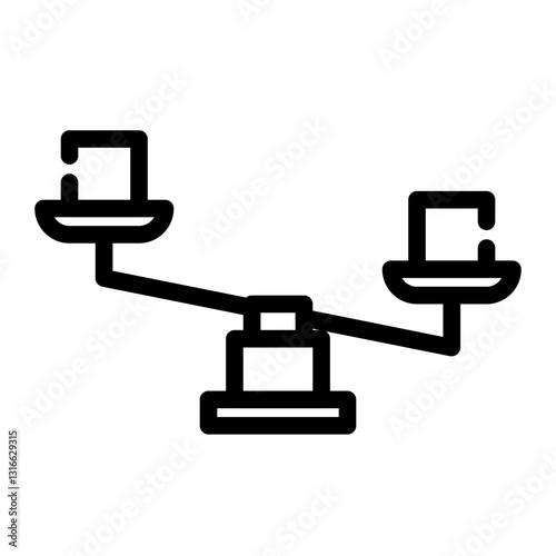 weigh the reagents cut line icon