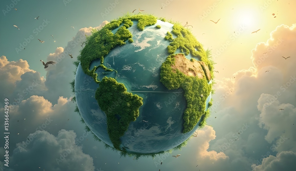 planet earth in the sky planet earth in the sky