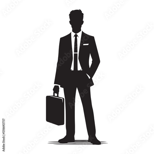 Scholarly Guide Teacher silhouette, illuminating the path of knowledge - Teacher illustration - Minimalist Teacher vector - Profession silhouette
